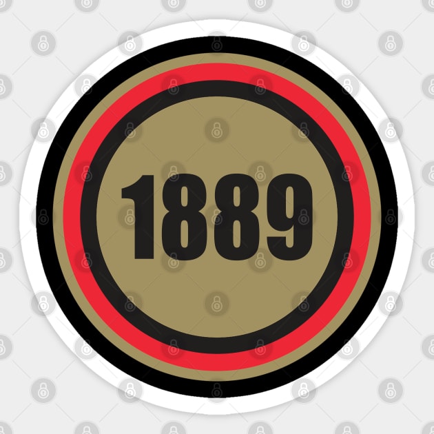 Sheffield 1889 Sticker by Confusion101